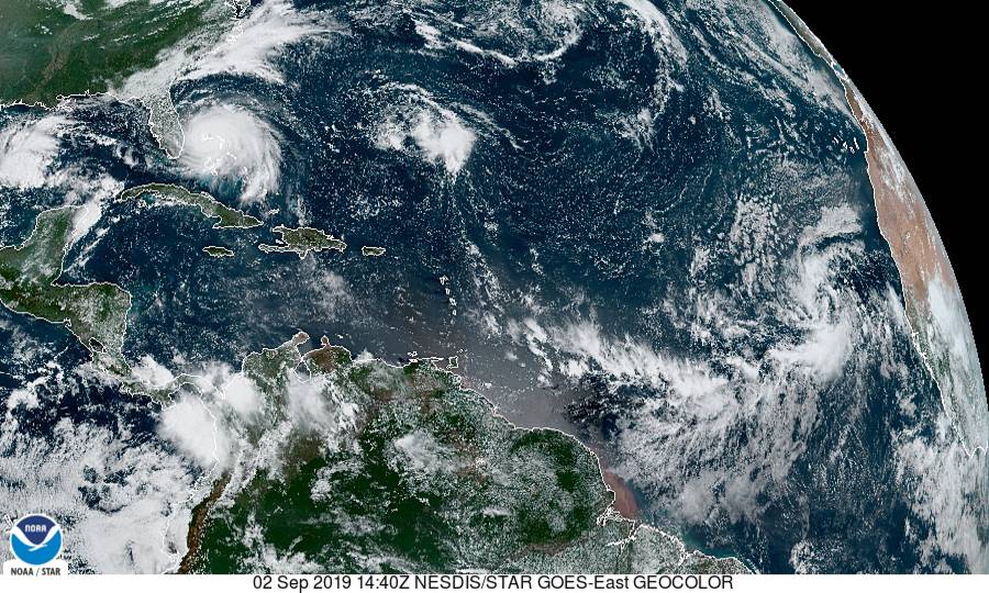 Southeast coast of the US, east coast of Mexico, Central America, and the northeastern edge of South America with the Caribbean Islands and the mid-Atlantic